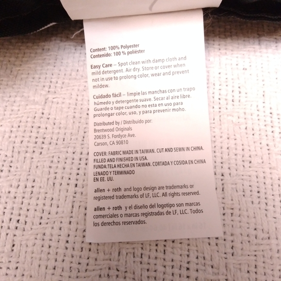 allen + roth Accent Pillow Almohada Decorative - Picture 7 of 9